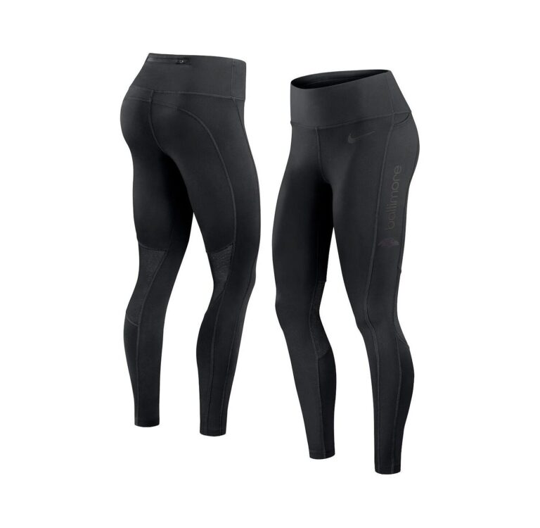 Women's Black Baltimore Ravens Performance Leggings