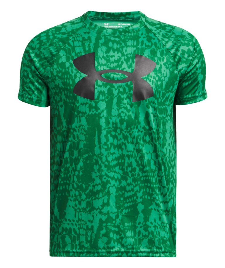 Boys 6-20 Tech Big Logo Printed Short Sleeve T-shirt