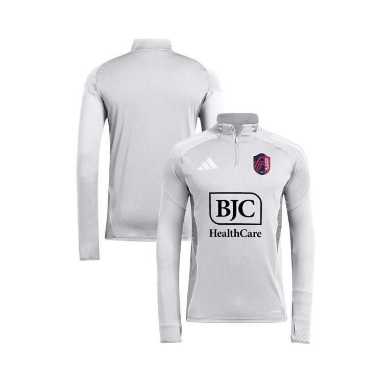 Men's Silver St. Louis City SC 2025 Quarter-Zip Long Sleeve Training Top