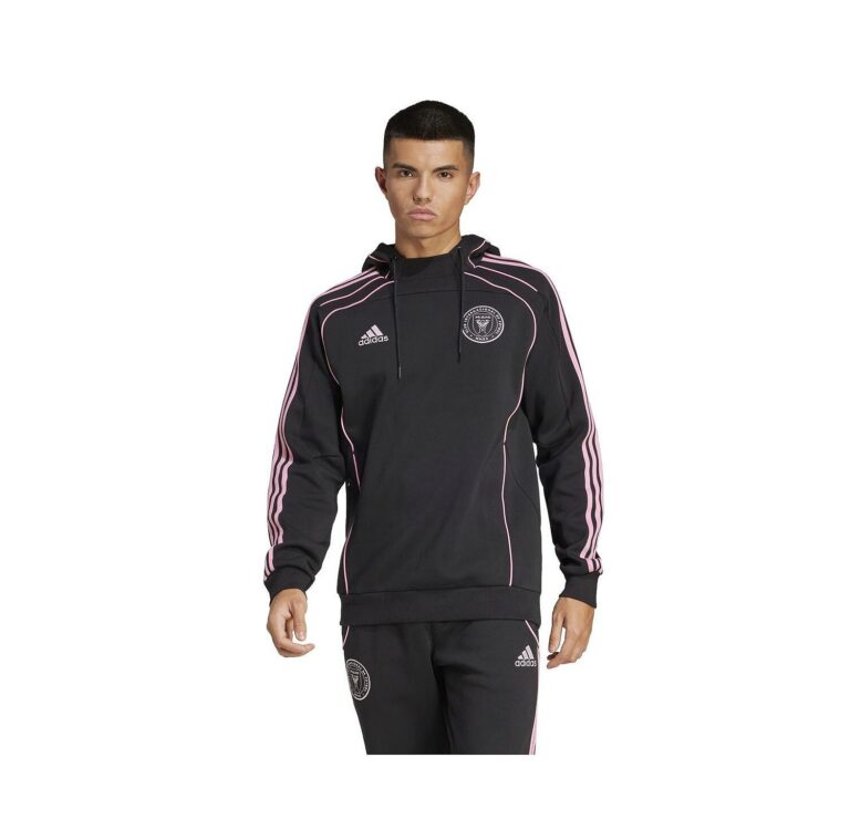 Men's Black Inter Miami CF 2025 Travel Pullover Hoodie