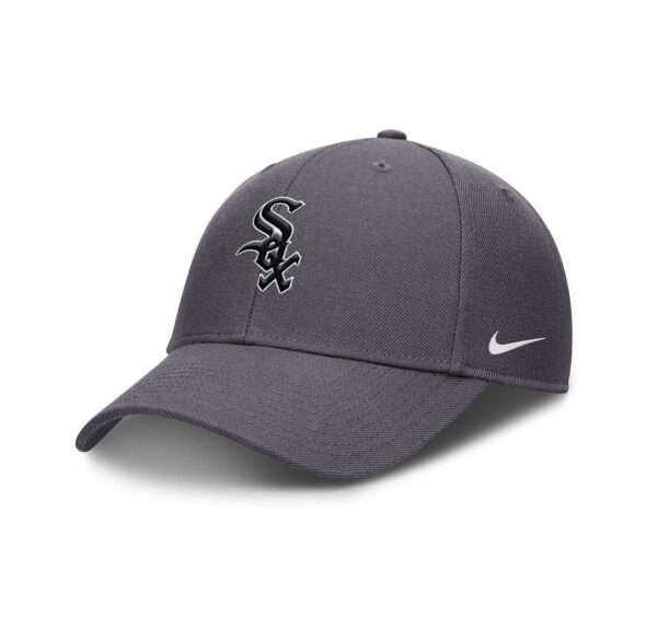 Men's Gray Chicago White Sox Club Performance Adjustable Hat