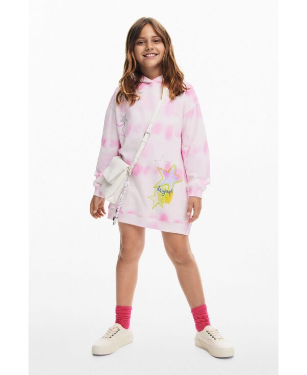 Girls Girls's Tie-Dye Sweatshirt Dress
