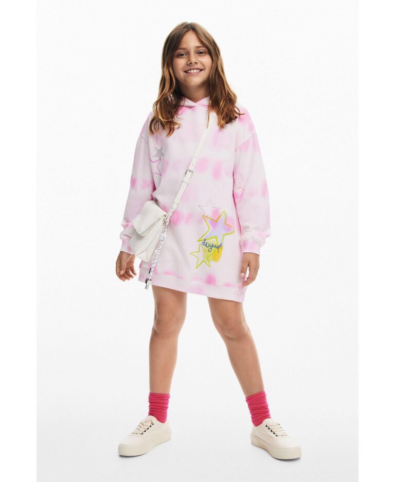 Girls Girls's Tie-Dye Sweatshirt Dress