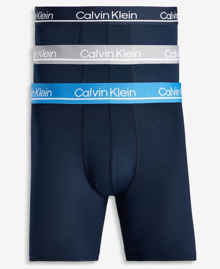 Men's Microfiber Plus Moisture-Wicking Boxer Briefs, Pack of 3