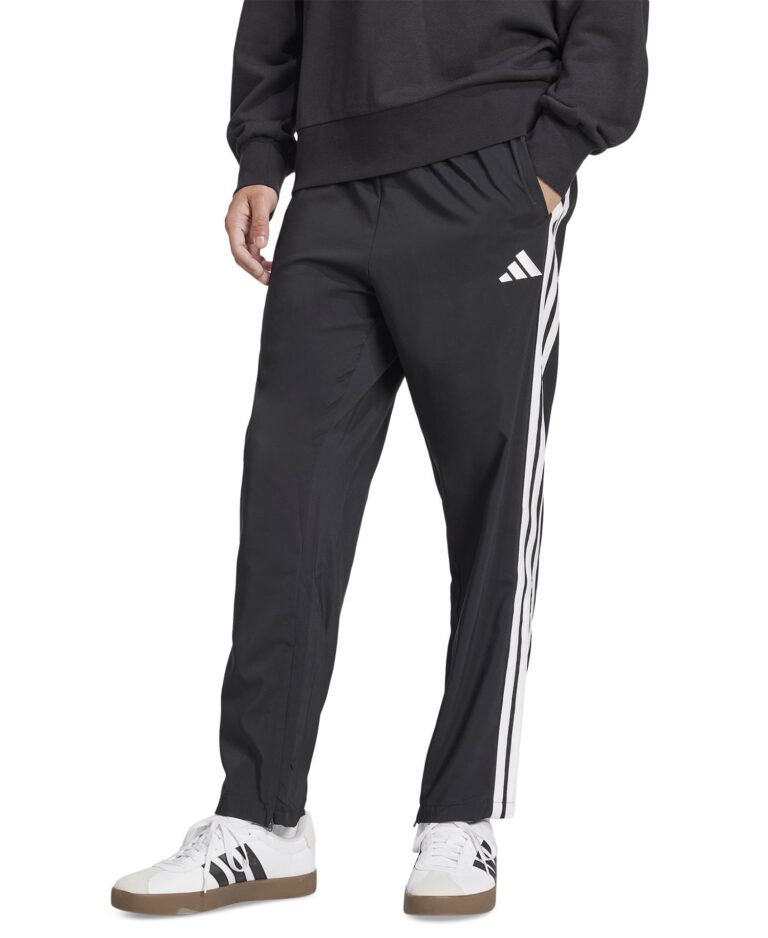 Men's Stanford Essential Three-Stripes Open Hem Track Pants