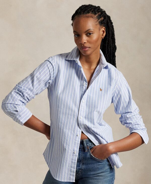 Women's Slim-Fit Oxford Shirt