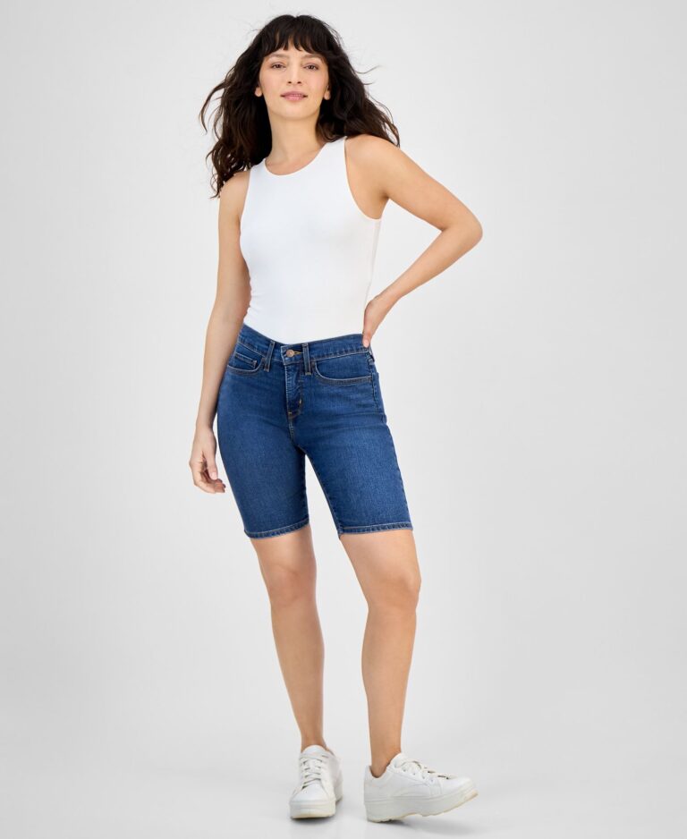 Women's Mid-Rise Shaping Bermuda Shorts