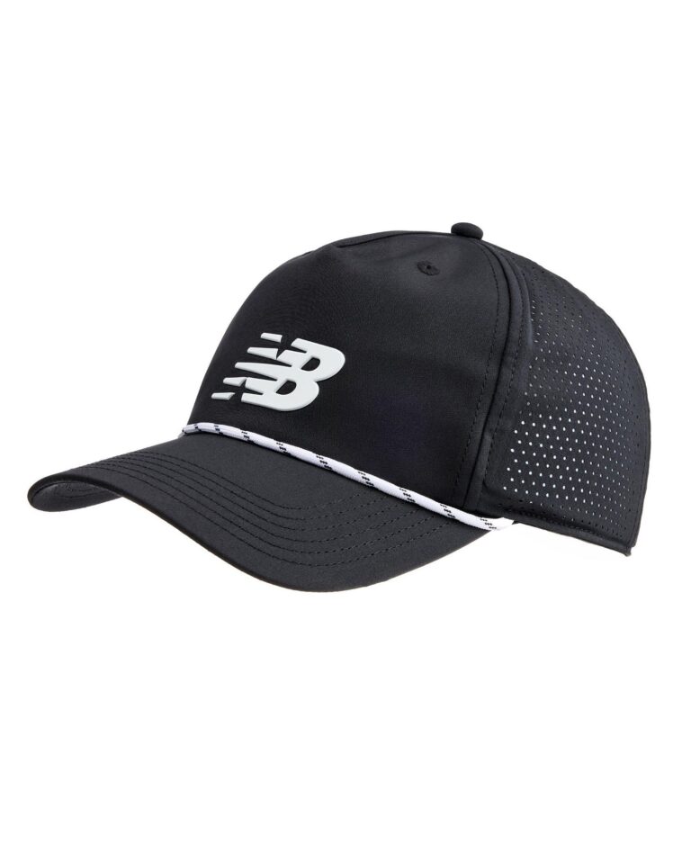 Men's Embroidered Logo Grandpa Perforated