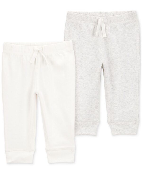 Baby Boy or Baby Girl Pull-On Pants, 2 Pack