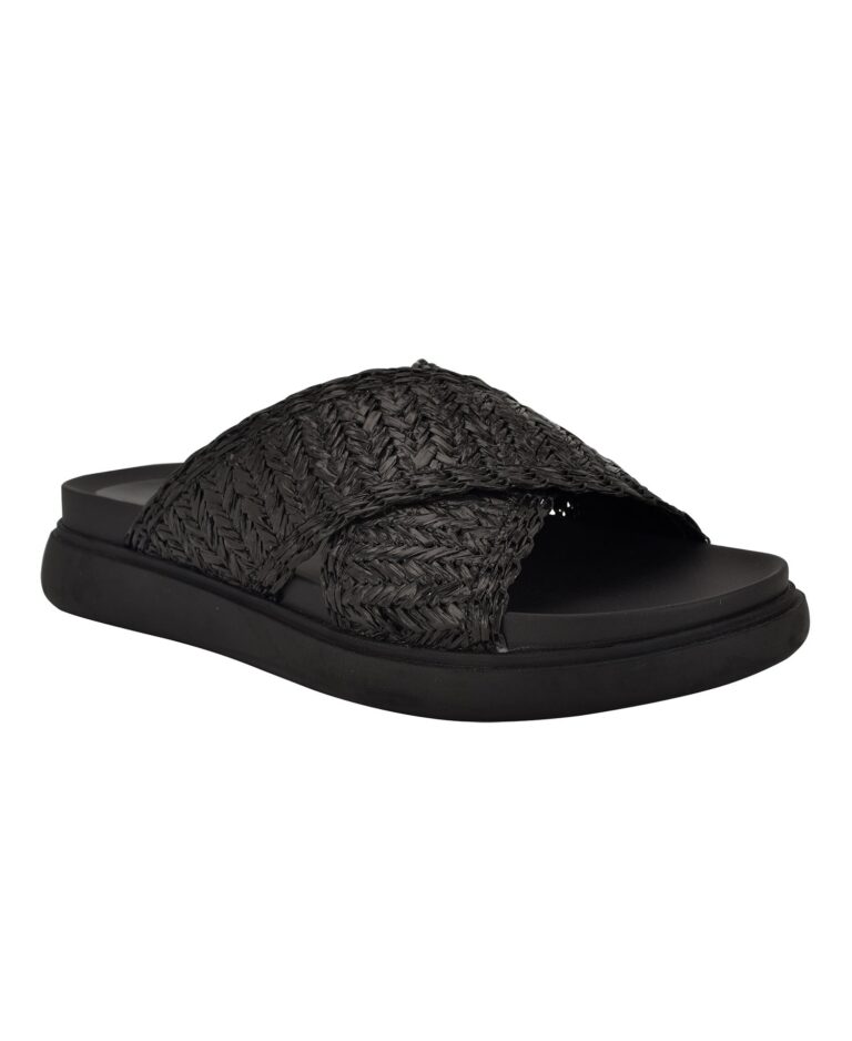 Women's Pacen Woven Crisscross Flat Sandals