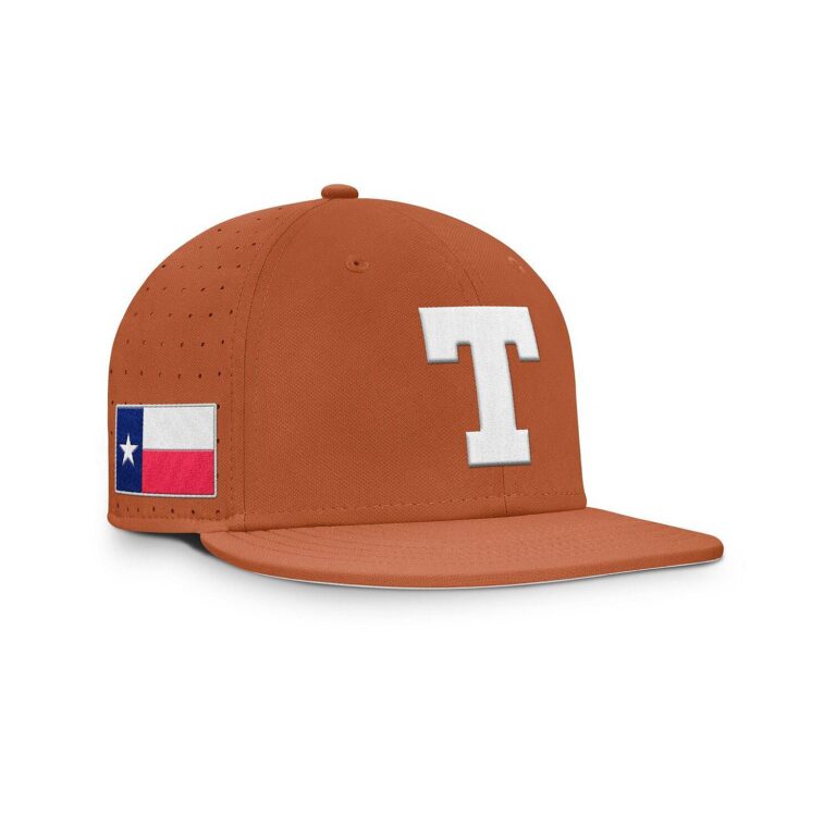 Men's Texas Orange Texas Longhorns On-Field Dugout True Performance Fitted Hat