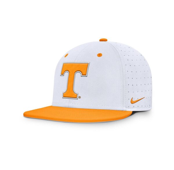 Men's White Tennessee Volunteers On-Field Dugout True Performance Fitted Hat