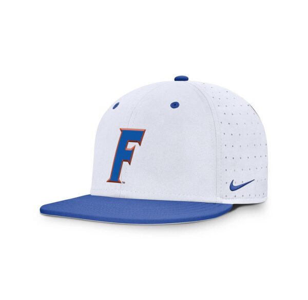 Men's White Florida Gators On-Field Dugout True Performance Fitted Hat