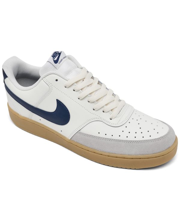 Men's Court Vision Low Casual Sneakers from Finish Line