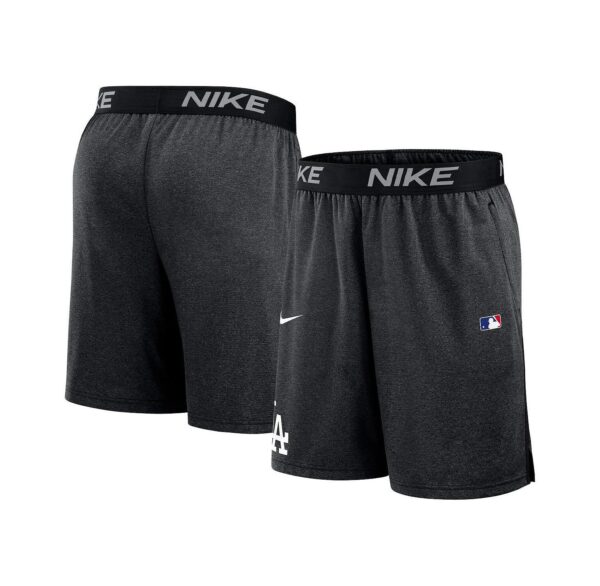 Men's Black Los Angeles Dodgers Authentic Collection Performance Knit Shorts
