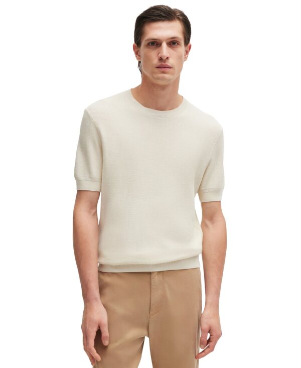 Men's Regular-Fit Short Sleeved Sweater