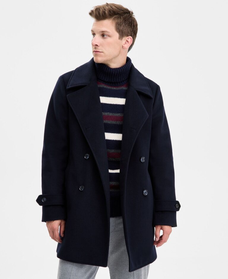 Men's Modern Fit Peacoat
