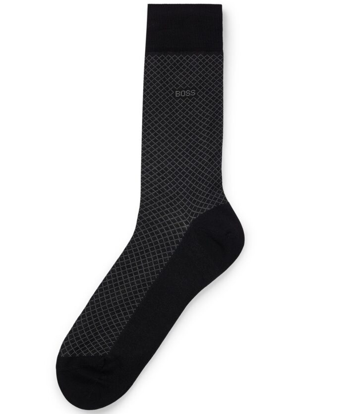 BOSS by Men's Regular-Length Patterned Socks
