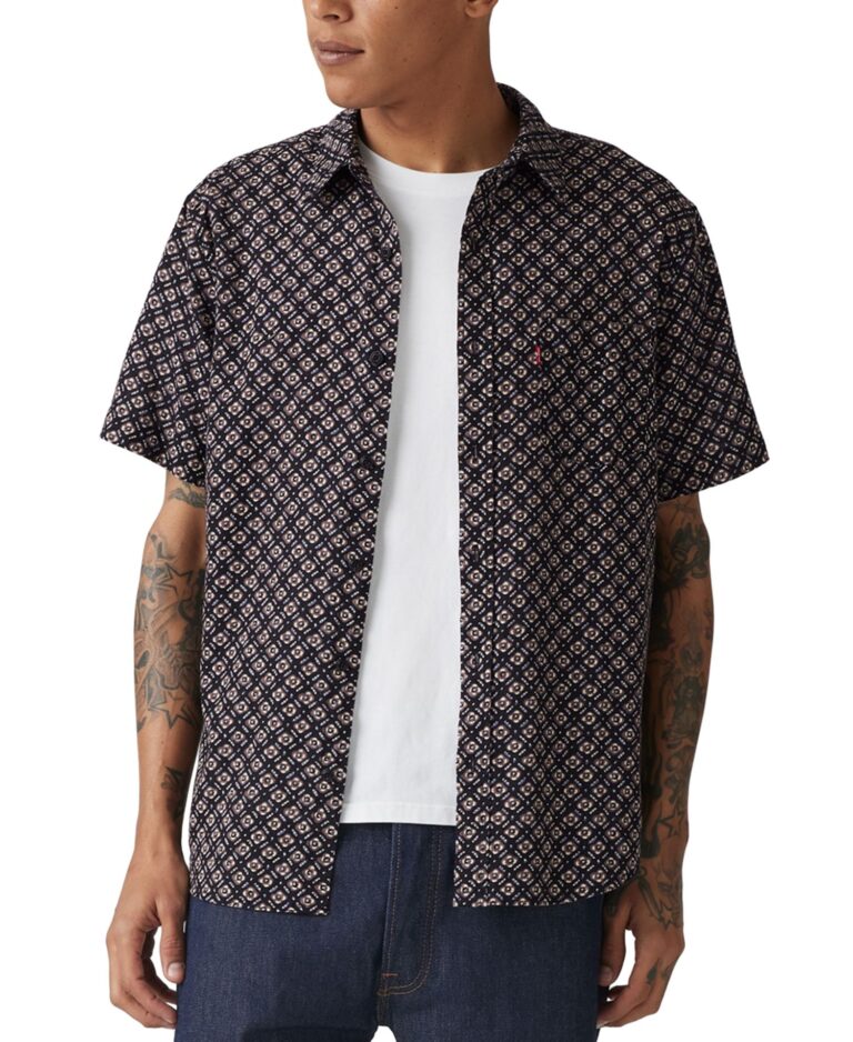 Men's Classic 1 Pocket Short Sleeve Regular Fit Shirt