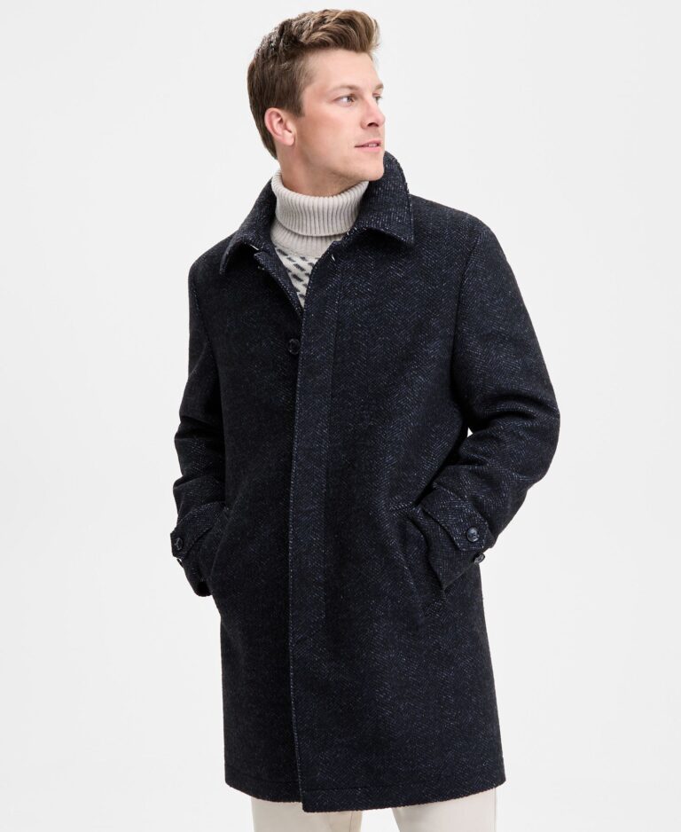 Men Classic Fit Car Coat