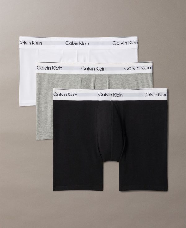 Men's Icon Stretch Boxer Briefs, 3-Pack