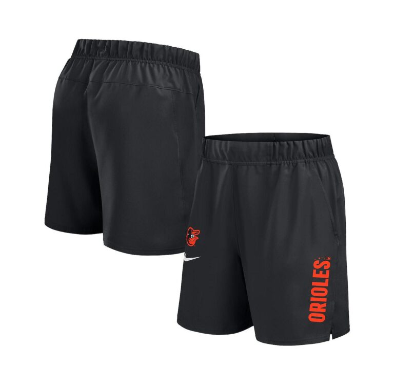 Men's Black Baltimore Orioles Woven Victory Performance Shorts