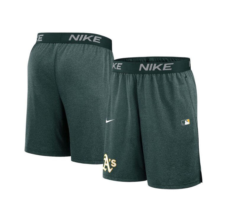 Men's Green Athletics Authentic Collection Performance Knit Shorts