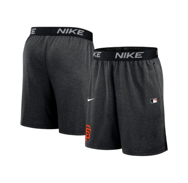 Men's Black San Francisco Giants Authentic Collection Performance Knit Shorts