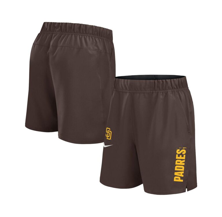 Men's Brown San Diego Padres Woven Victory Performance Shorts