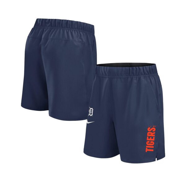 Men's Navy Detroit Tigers Woven Victory Performance Shorts