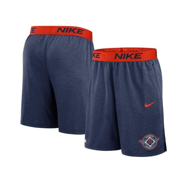 Men's Navy/Orange Houston Astros 2025 City Connect Authentic Collection Knit Shorts
