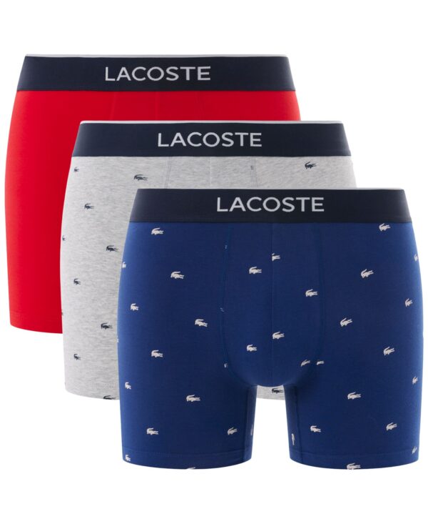 Men's Cotton Stretch Mini-Crocodile Boxer Briefs, 3-Pack