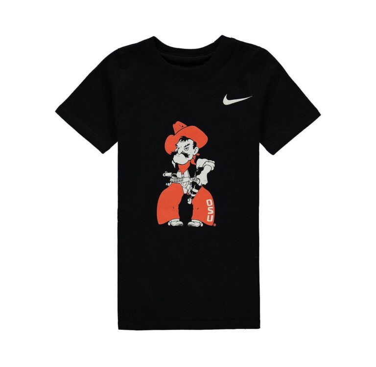 Preschool Black Oklahoma State Cowboys Logo T-Shirt