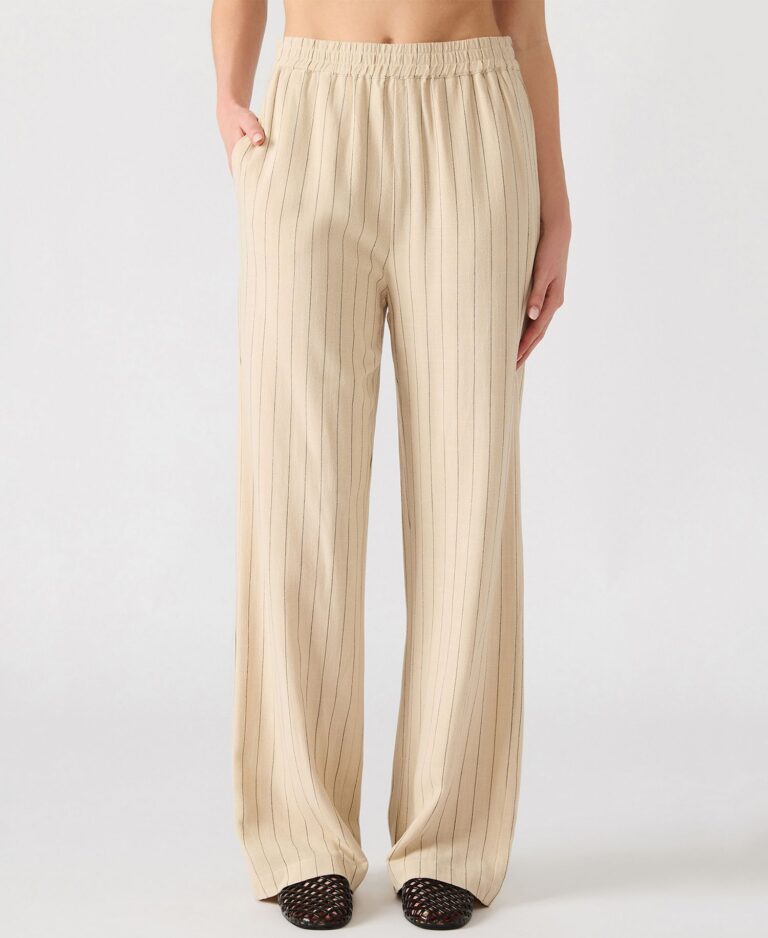 Women's Venetia Striped Pull-On Pants