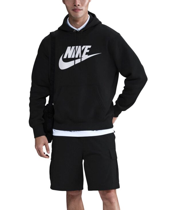 Men's Club Fleece Standard-Fit Logo-Print Hoodie