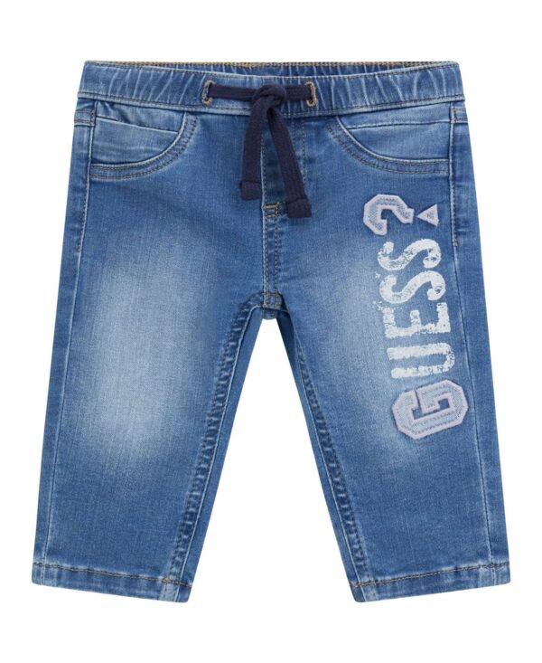 Baby Boys Stretch Denim Pull-On Jeans