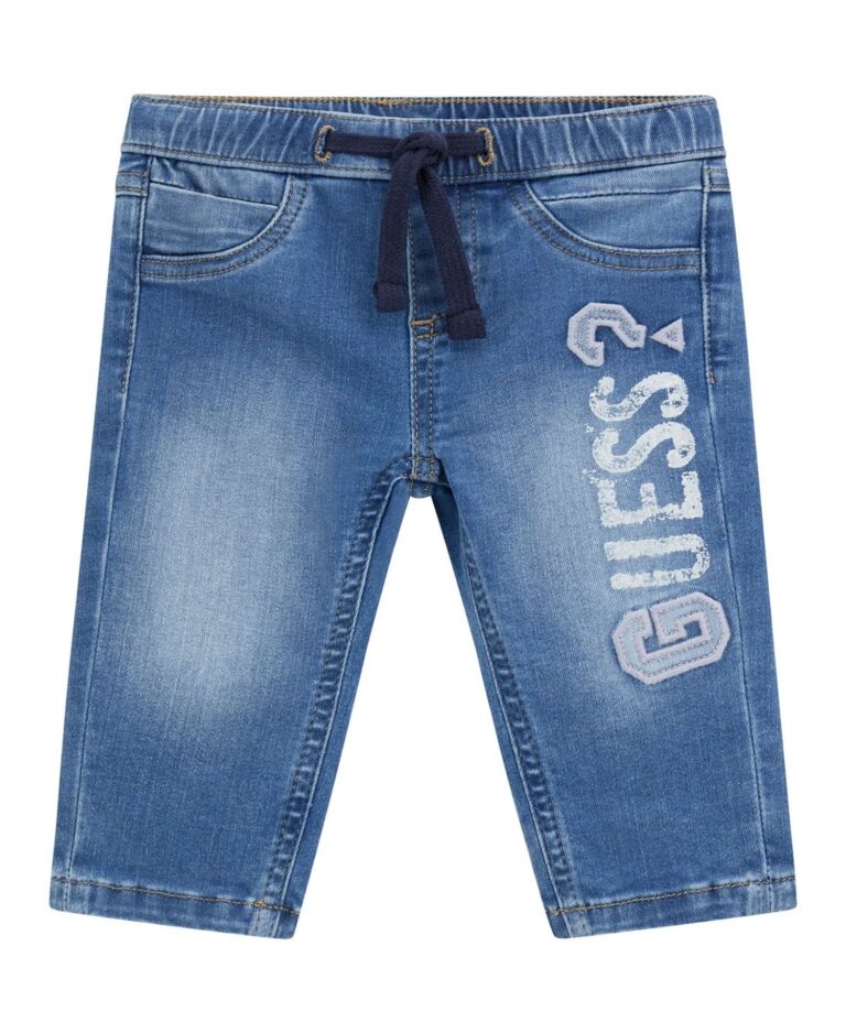 Baby Boys Stretch Denim Pull-On Jeans