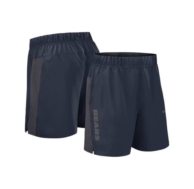Men's Navy Chicago Bears Woven Victory Performance Shorts