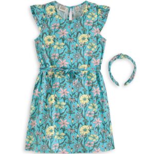 Big Girls 2-Piece Headband and Dress