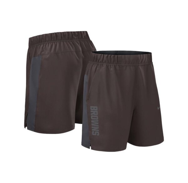 Men's Brown Cleveland Browns Woven Victory Performance Shorts