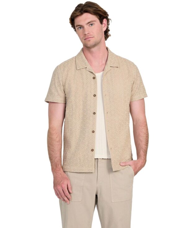 Men's Wesley Crochet Resort Shirt