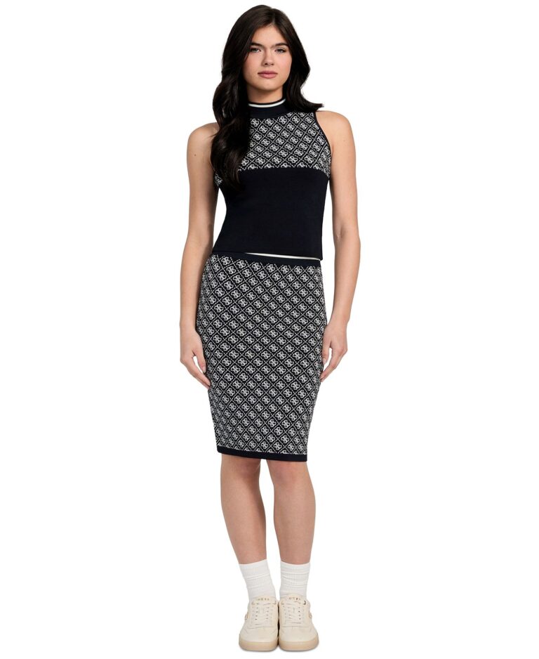 Women's Lise 4G-Logo Pull-On Sweater Skirt