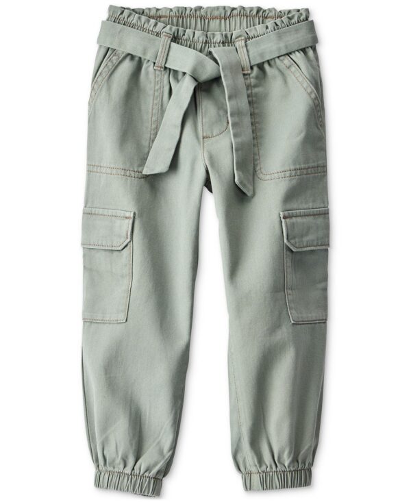 Toddler Girls Cotton Cargo Jogger Pants
