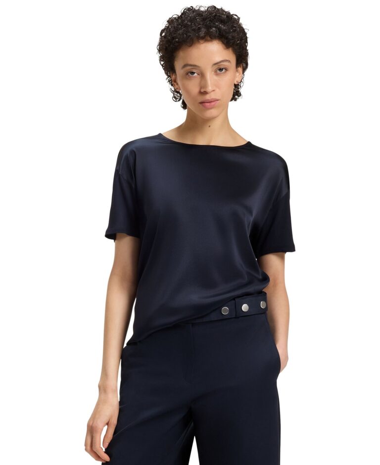 BOSS by Women's Stretch-Silk Regular-Fit T-Shirt