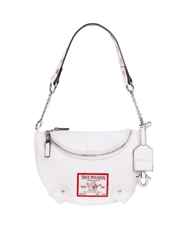 Chain Handle Denim Hobo