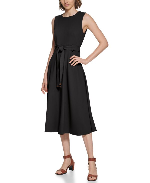 Women's Sleeveless Midi A-Line Dress