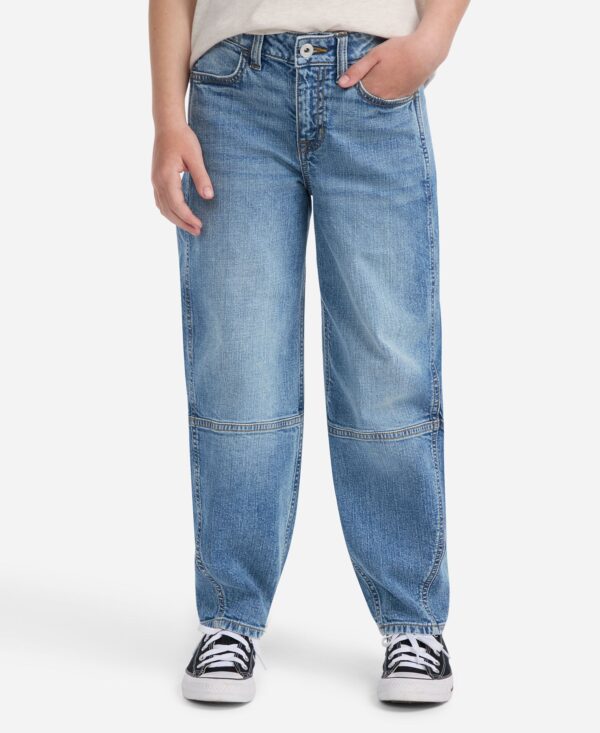 Girls' High-Rise Balloon Jeans