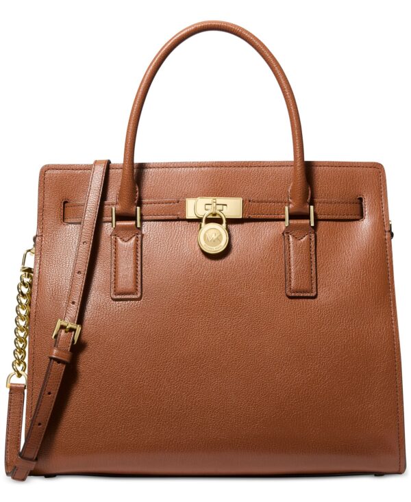 Hamilton Moderne Large Leather Satchel Bag