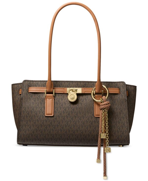 Michael Kors Hamilton Moderne Medium Signature Logo Satchel Bag