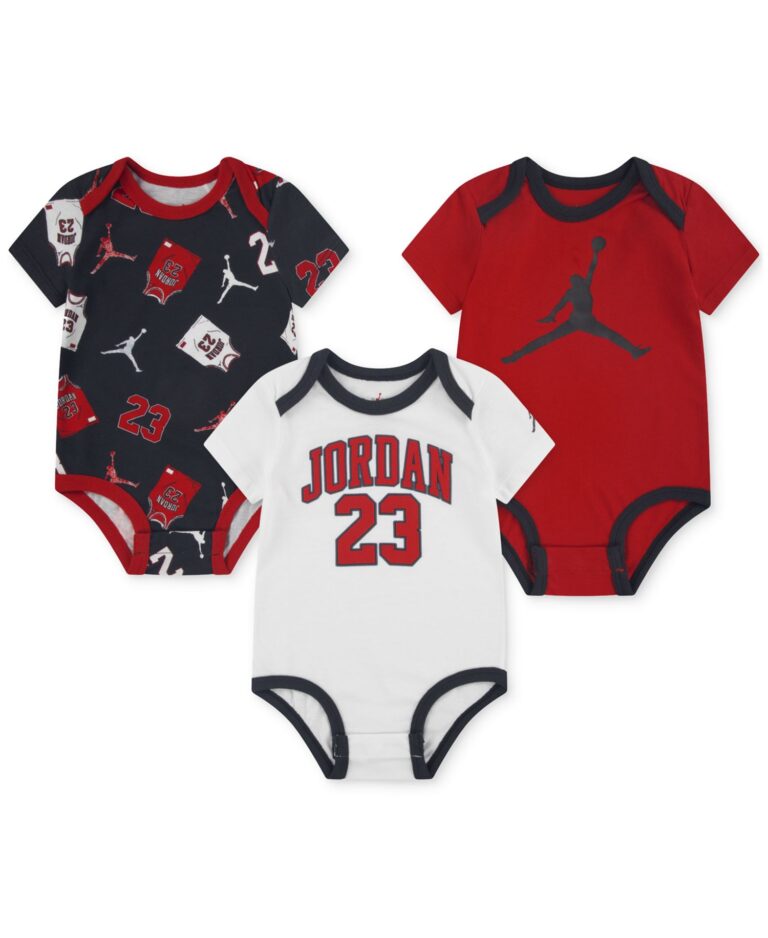 Baby Boy 3-Pack Short-Sleeve Jersey Bodysuits